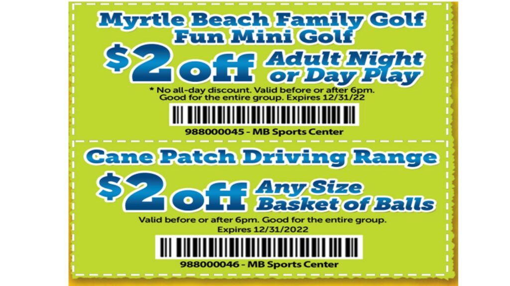 Deals &amp; Steals - Myrtle Beach Sports Center